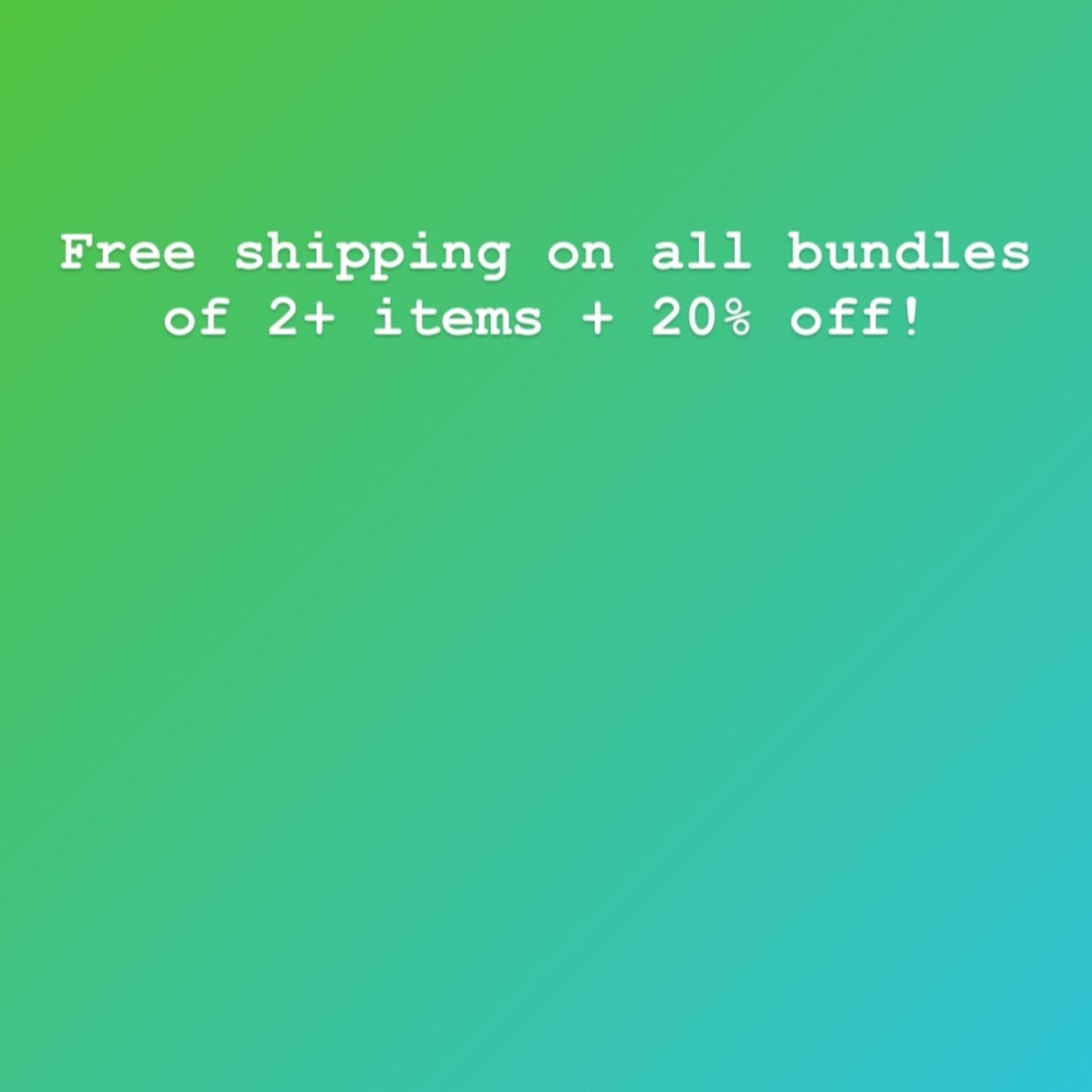Discounts on bundles!